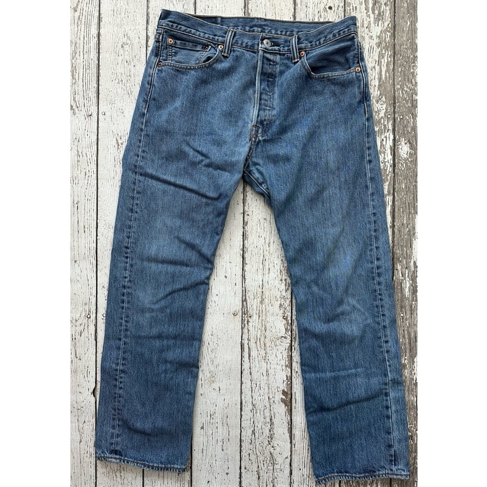 Classic Levi 501 Button Fly Jeans 33x29